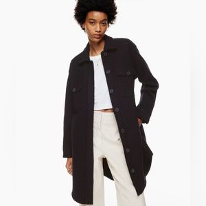Aritzia Wilfred Free The Ganna Long Shirt Jacket